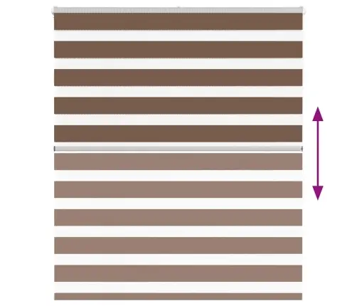 Žalūzijas Zebra 130X150 Cm Auduma Platums 125,9 Cm Poliesters Vidaxl