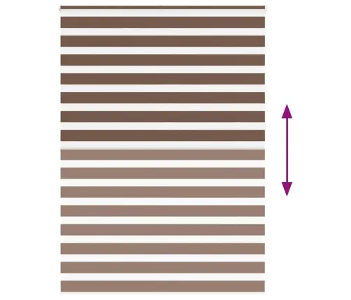 Zebrinės Žaliuzės 160X230 Cm Audinio Plotis 155,9Cm Poliesteris