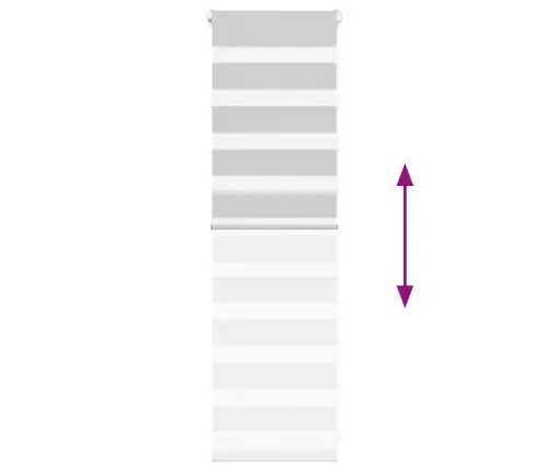 Žalūzijas Zebra 45X100 Cm Auduma Platums 40,9 Cm Poliesters Vidaxl