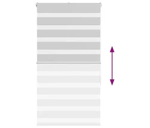 Žalūzijas Zebra 80X100 Cm Auduma Platums 75,9 Cm Poliesters Vidaxl