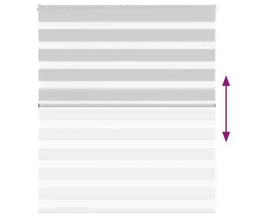 Žalūzijas Zebra 125X100 Cm Auduma Platums 120,9 Cm Poliesters Vidaxl