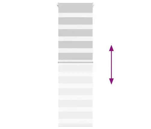 Žalūzijas Zebra 40X150 Cm Auduma Platums 35,9 Cm Poliesters Vidaxl