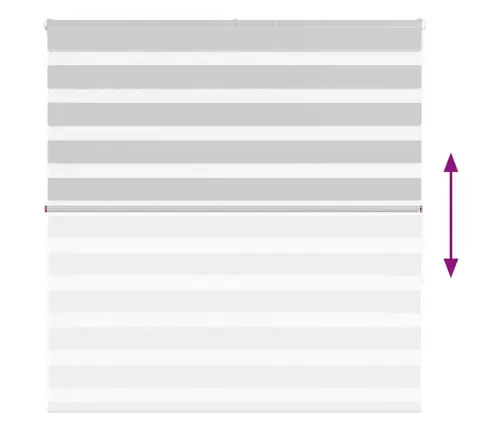 Zebrinės Žaliuzės 140X150 Cm Audinio Plotis 135,9Cm Poliesteris