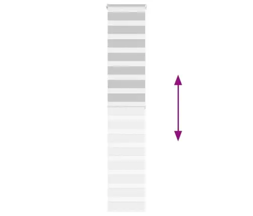 Žalūzijas Zebra 45X200 Cm Auduma Platums 40,9 Cm Poliesters Vidaxl Žalūzijas Zebra 45X200 Cm Auduma Platums 40,9 Cm Poliesters Vidaxl