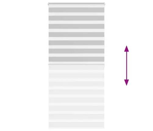 Žalūzijas Zebra 95X200 Cm Auduma Platums 90,9 Cm Poliesters Vidaxl
