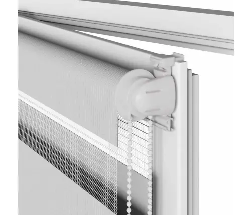 Žalūzijas Zebra 95X200 Cm Auduma Platums 90,9 Cm Poliesters Vidaxl