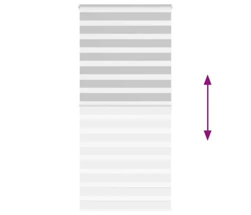 Žalūzijas Zebra 105X200 Cm Auduma Platums 100,9 Cm Poliesters Vidaxl