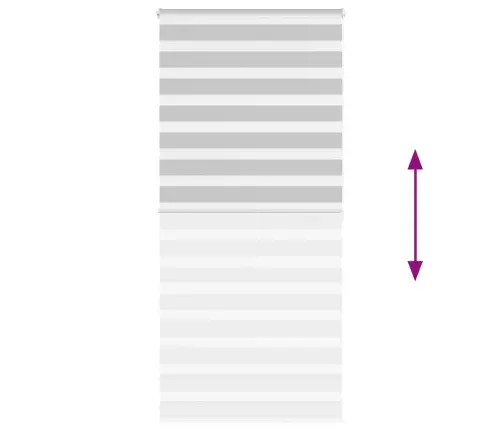 Žalūzijas Zebra 115X200 Cm Auduma Platums 110,9 Cm Poliesters Vidaxl