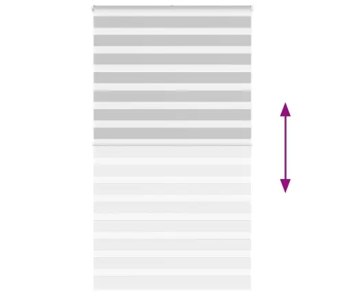 Žalūzijas Zebra 120X200 Cm Auduma Platums 115,9 Cm Poliesters Vidaxl