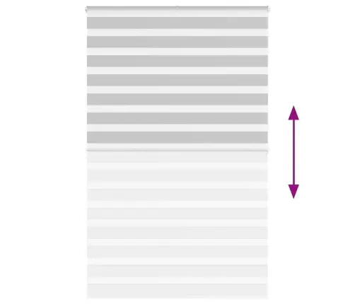 Zebrinės Žaliuzės 150X200 Cm Audinio Plotis 145,9Cm Poliesteris