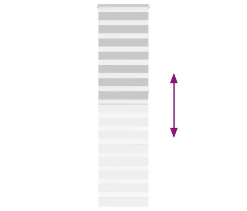 Žalūzijas Zebra 55X230 Cm Auduma Platums 50,9 Cm Poliesters Vidaxl