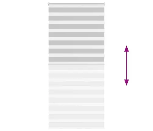 Žalūzijas Zebra 105X230 Cm Auduma Platums 100,9 Cm Poliesters Vidaxl