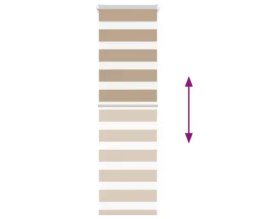 Žalūzijas Zebra 40X150 Cm Auduma Platums 35,9 Cm Poliesters Vidaxl