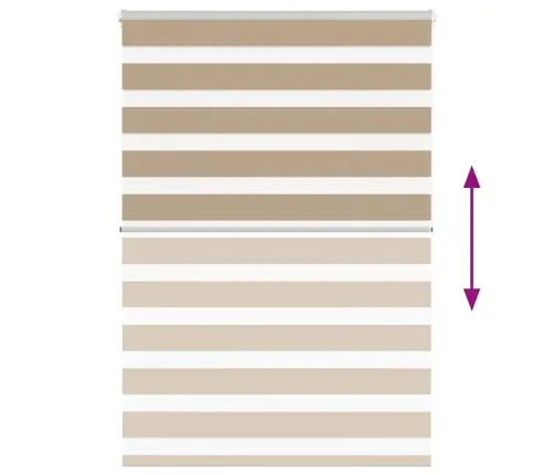 Žalūzijas Zebra 95X150 Cm Auduma Platums 90,9 Cm Poliesters Vidaxl