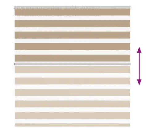 Žalūzijas Zebra 150X150 Cm Auduma Platums 145,9 Cm Poliesters Vidaxl