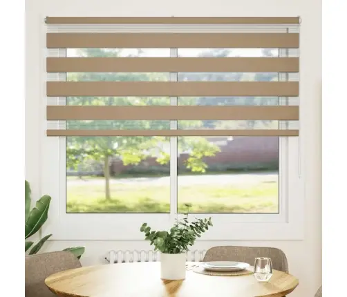 Zebrinės Žaliuzės 160X150 Cm Audinio Plotis 155,9Cm Poliesteris