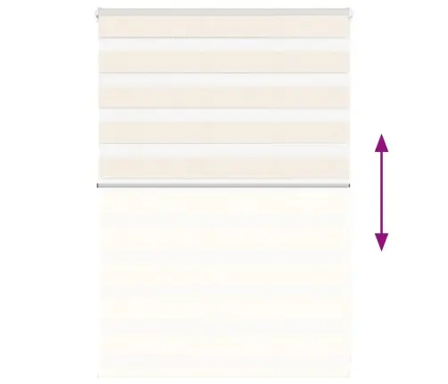 Zebrinės Žaliuzės 105X100 Cm Audinio Plotis 100,9Cm Poliesteris
