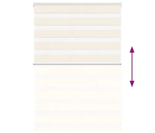 Zebrinės Žaliuzės 110X100 Cm Audinio Plotis 105,9Cm Poliesteris