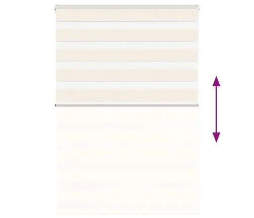 Zebrinės Žaliuzės 115X100 Cm Audinio Plotis 110,9Cm Poliesteris