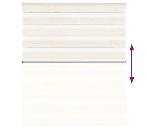 Žalūzijas Zebra 120X100 Cm Auduma Platums 115,9 Cm Poliesters Vidaxl