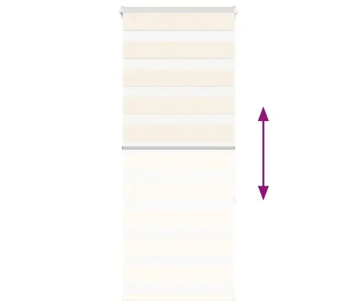 Žalūzijas Zebra 65X150 Cm Auduma Platums 60,9 Cm Poliesters Vidaxl