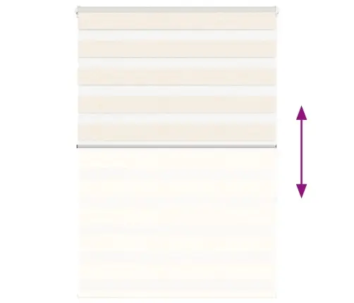 Žalūzijas Zebra 110X150 Cm Auduma Platums 105,9 Cm Poliesters Vidaxl