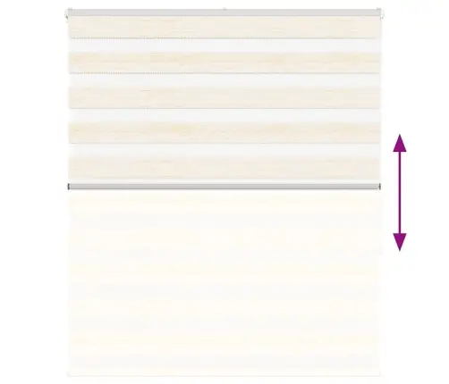 Žalūzijas Zebra 130X150 Cm Auduma Platums 125,9 Cm Poliesters Vidaxl