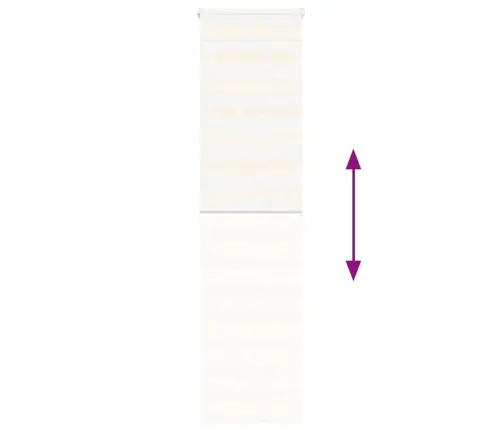 Zebrinės Žaliuzės 65X200 Cm Audinio Plotis 60,9 Cm Poliesteris