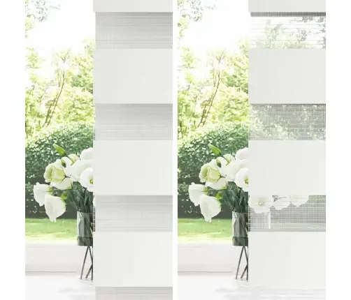 Zebrinės Žaliuzės 65X200 Cm Audinio Plotis 60,9 Cm Poliesteris