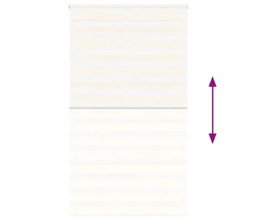 Žalūzijas Zebra 130X200 Cm Auduma Platums 125,9 Cm Poliesters Vidaxl