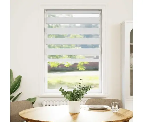 Zebrinės Žaliuzės 80X100 Cm Audinio Plotis 75,9 Cm Poliesteris