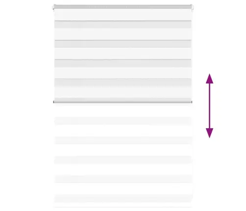 Žalūzijas Zebra 115X100 Cm Auduma Platums 110,9 Cm Poliesters Vidaxl