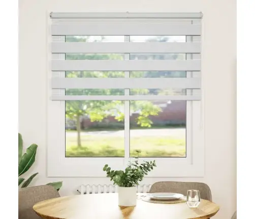 Žalūzijas Zebra 125X100 Cm Auduma Platums 120,9 Cm Poliesters Vidaxl