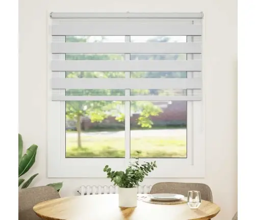 Zebrinės Žaliuzės 130X100 Cm Audinio Plotis 125,9Cm Poliesteris