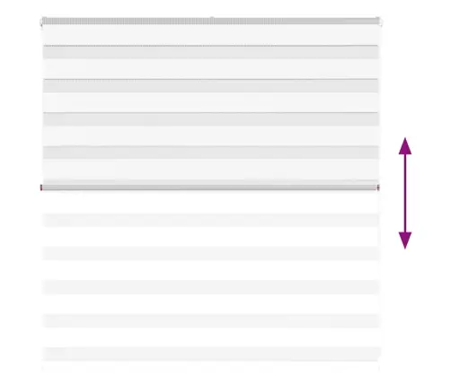 Žalūzijas Zebra 145X100 Cm Auduma Platums 140,9 Cm Poliesters Vidaxl