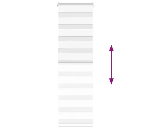 Žalūzijas Zebra 40X150 Cm Auduma Platums 35,9 Cm Poliesters Vidaxl