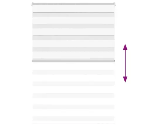 Žalūzijas Zebra 95X150 Cm Auduma Platums 90,9 Cm Poliesters Vidaxl