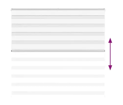 Zebrinės Žaliuzės 160X150 Cm Audinio Plotis 155,9Cm Poliesteris