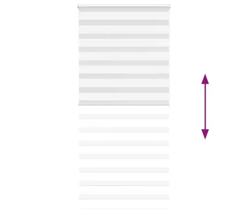 Zebrinės Žaliuzės 95X200 Cm Audinio Plotis 90,9 Cm Poliesteris