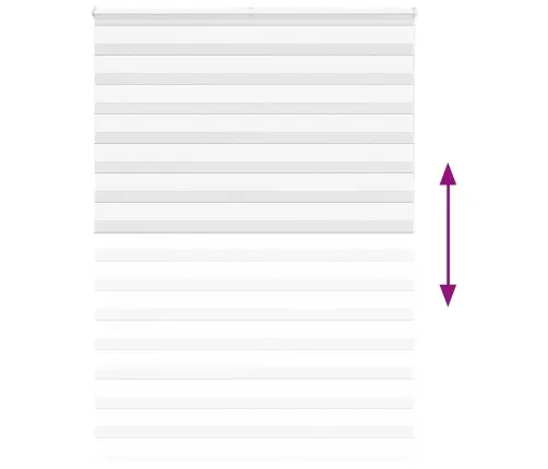 Žalūzijas Zebra 160X200 Cm Auduma Platums 155,9 Cm Poliesters Vidaxl