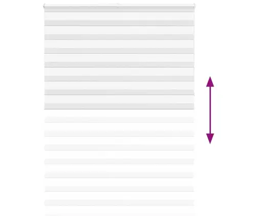 Zebrinės Žaliuzės 155X230 Cm Audinio Plotis 150,9Cm Poliesteris