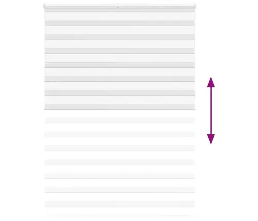 Zebrinės Žaliuzės 165X230 Cm Audinio Plotis 160,9Cm Poliesteris