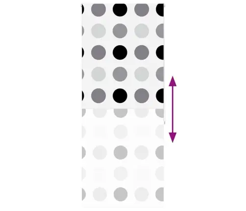 Rullo Žalūzija Dušai, 110X240 Cm, Auduma Platums 106 Cm Vidaxl