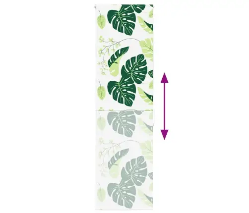 Rullo Žalūzija Dušai, 60X240 Cm, Auduma Platums 56 Cm Vidaxl