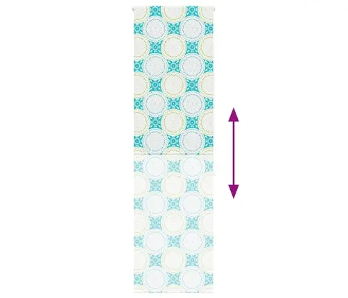 Rullo Žalūzija Dušai, 60X240 Cm, Auduma Platums 56 Cm Vidaxl