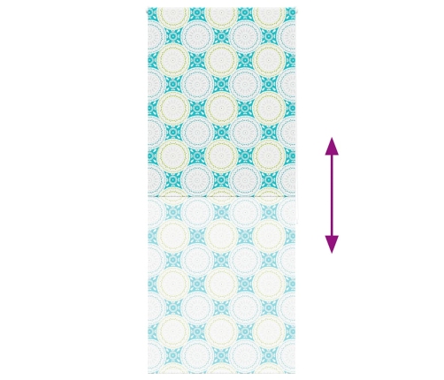 Dušo Roletas, 110X240 cm Audinio Plotis 106 Cm