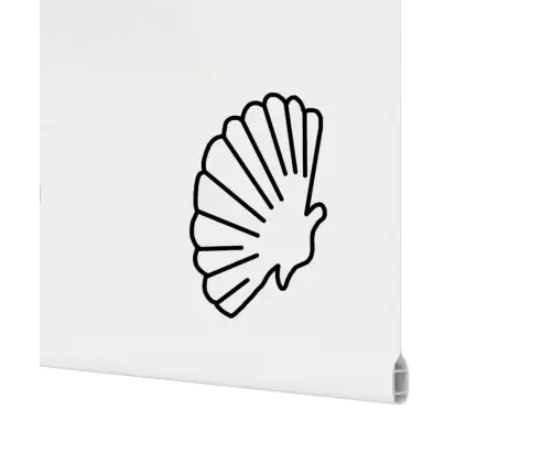 Rullo Žalūzija Dušai, 80X240 Cm, Auduma Platums 76 Cm Vidaxl