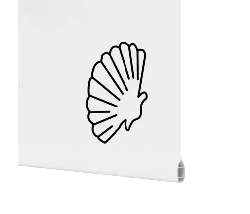 Rullo Žalūzija Dušai, 100X240 Cm, Auduma Platums 96 Cm Vidaxl