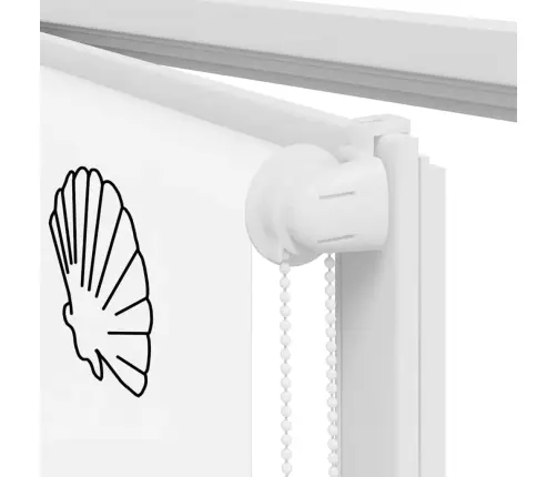 Rullo Žalūzija Dušai, 100X240 Cm, Auduma Platums 96 Cm Vidaxl