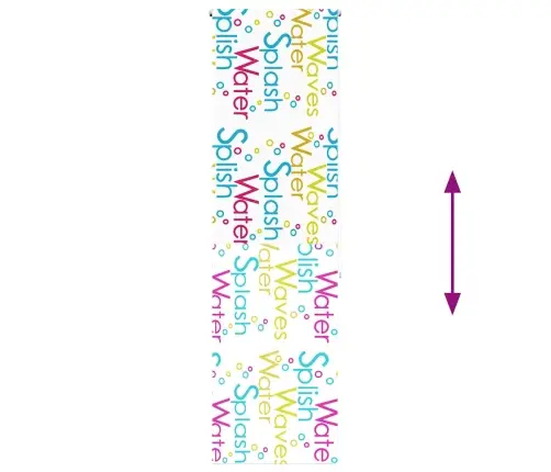 Dušo Roletas, 70X240 cm Audinio Plotis 66 Cm